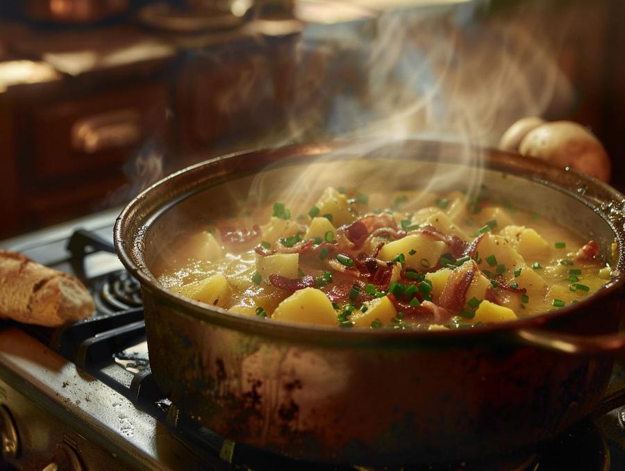 "Adapting Your Outback Potato Soup Recipe: A delicious homemade comfort food dish."