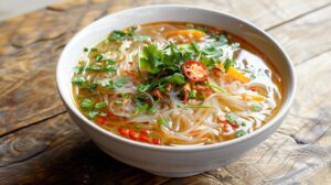 Image: Preparing ingredients for delicious bean thread noodle recipe.