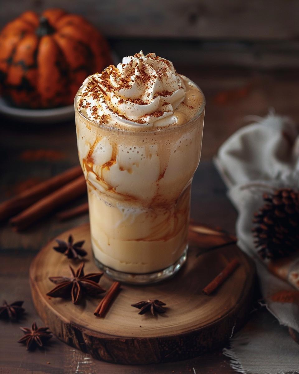 "Essential ingredients for Starbucks pumpkin chai recipe arranged on kitchen countertop."