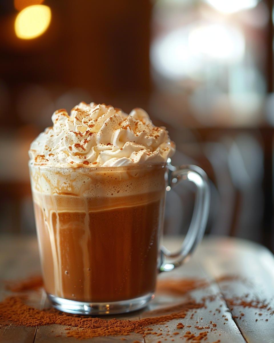 "Preparing ingredients for a pumpkin chai latte Starbucks recipe at home."
