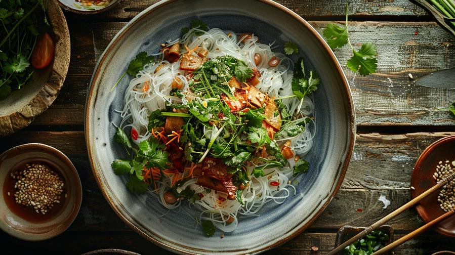 Alt text: "Discover the Health Benefits of Bean Thread Noodles in a Delicious Recipe"