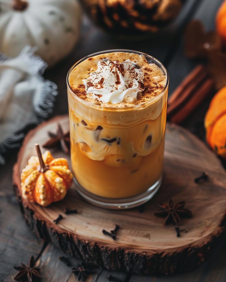"Enthusiastic barista perfecting the pumpkin cream chai latte recipe"