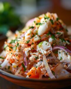 "Preparing West Indies salad recipe, a tropical culinary delight."