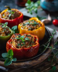 italian stuffed peppers recipe