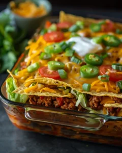 walking taco casserole recipe