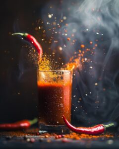 "Preparing turmeric ginger lemon honey cayenne pepper recipe for a healthy shot."