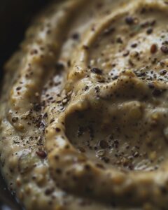 "Three friends attempting a tasty Trader Joe's lentil recipe to make lentil dip."