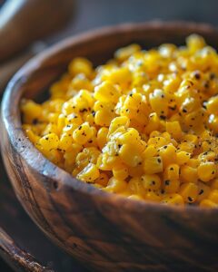 "Delicious texas roadhouse buttered corn recipe, fresh and buttery, served in a bowl."