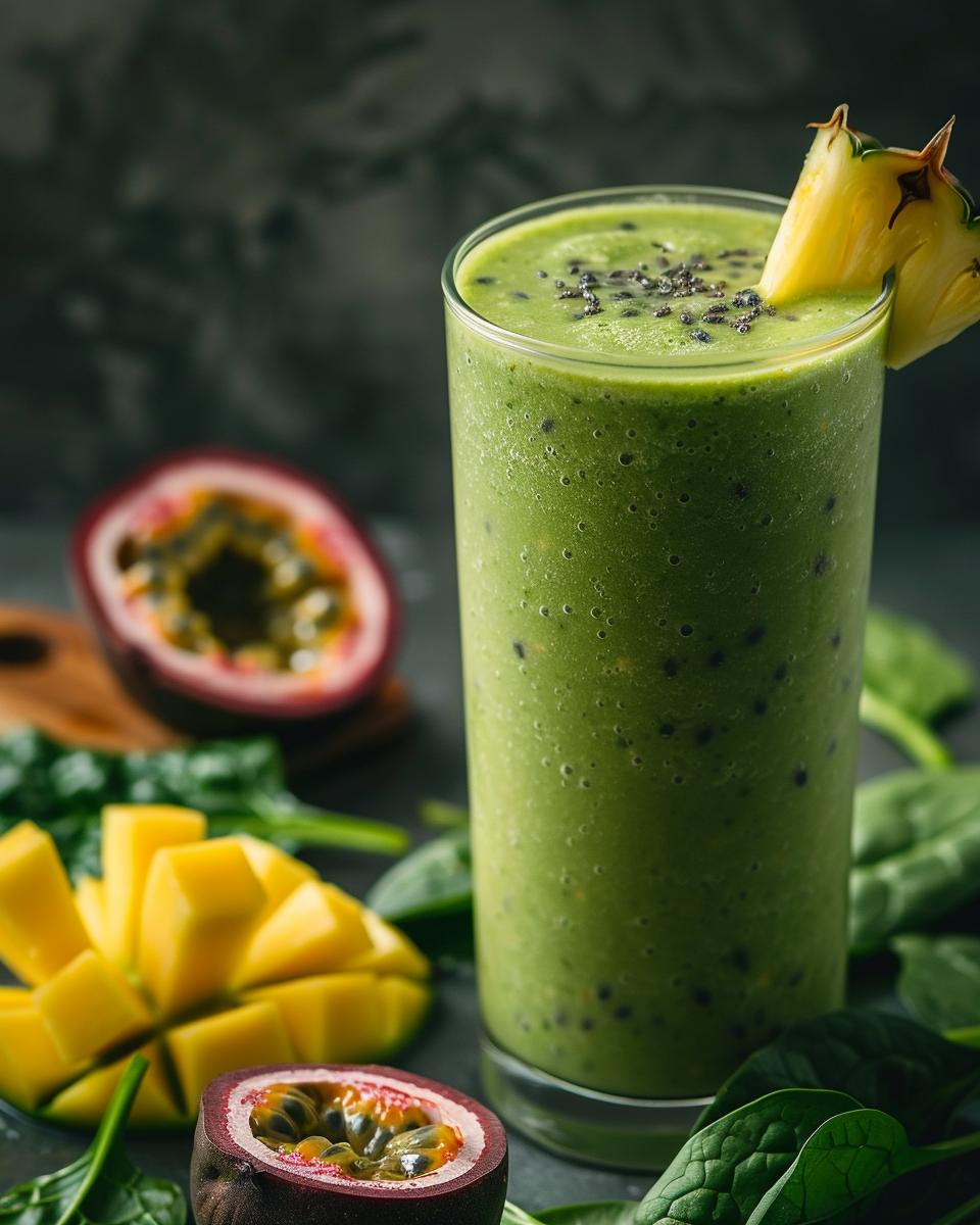 "Simple Panera Green Passion Smoothie recipe with ingredients and difficulty level for all chefs."