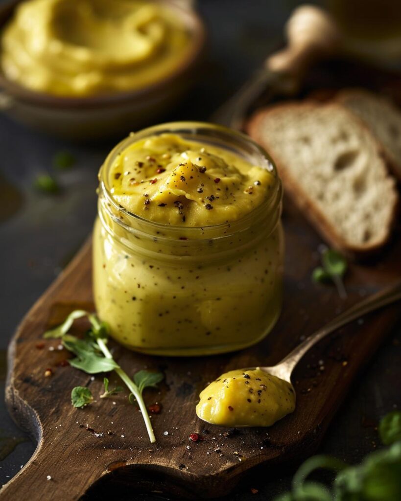 "Panera signature sauce recipe ingredients displayed on a kitchen counter for easy preparation."