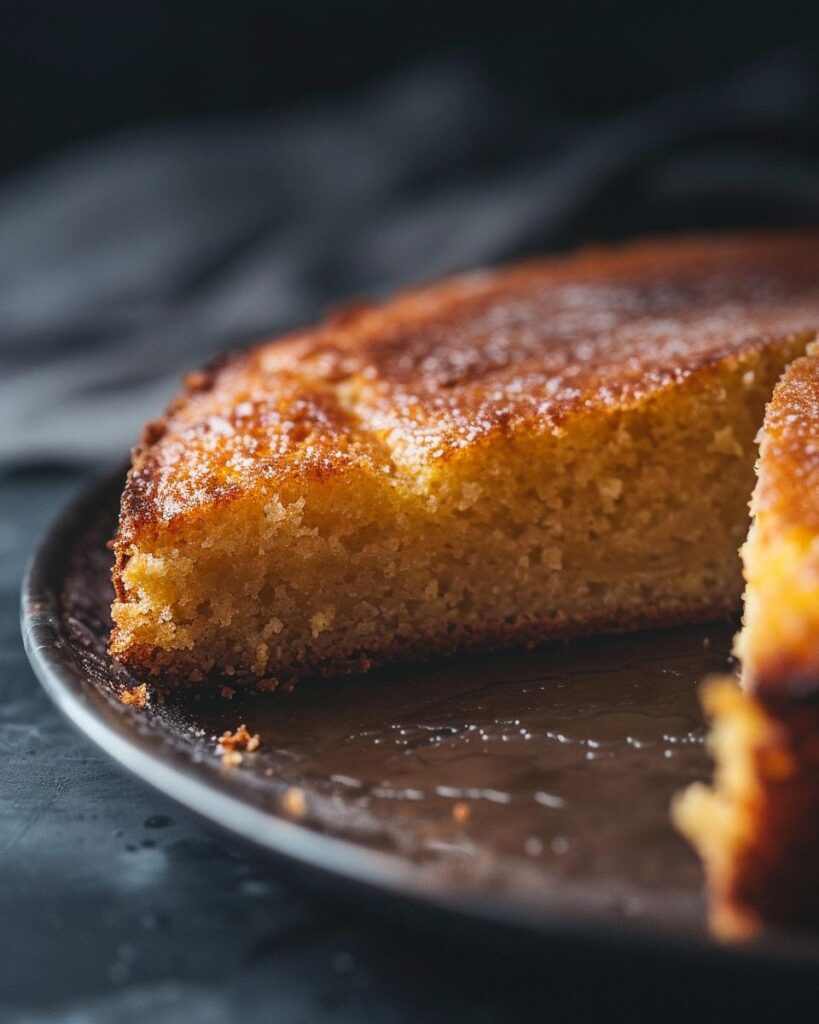 "Ingredients and instructions for cornbread recipe with buttermilk displayed on a kitchen counter."