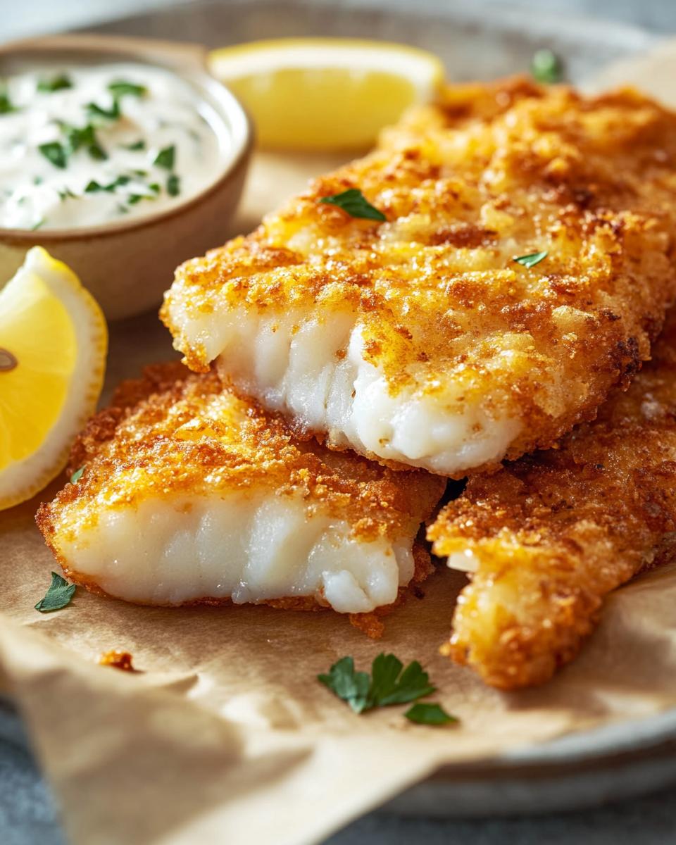 "Simple fried cod recipe: ingredients and difficulty level for home chefs, step-by-step guide."