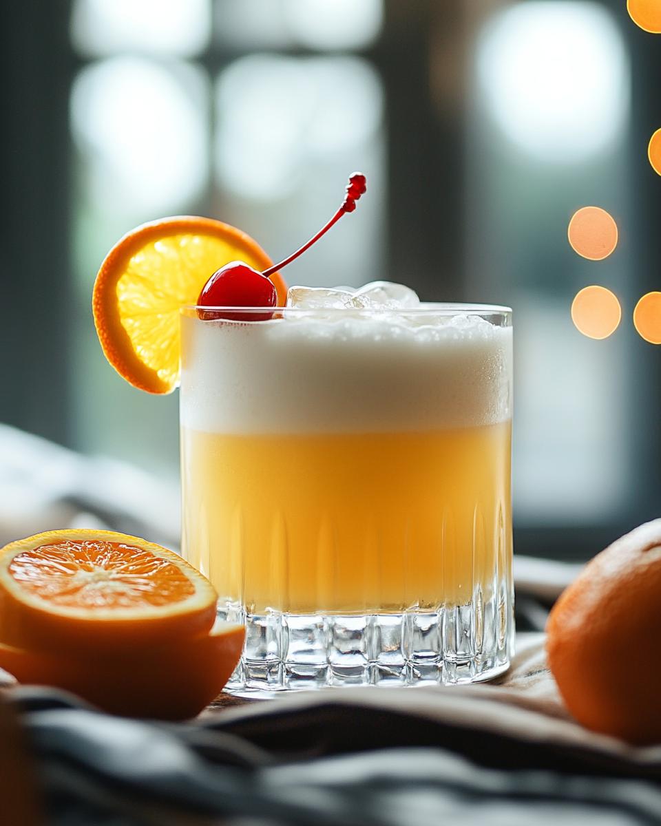 "Man crafting the best amaretto sour recipe with essential ingredients and tools."