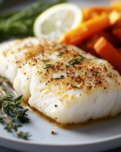 "Beginner-friendly recipe for baked cod with easy ingredients and simple instructions."