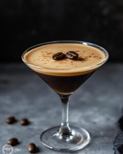 "Easy espresso martini recipe ingredients and tools for all skill levels to make."