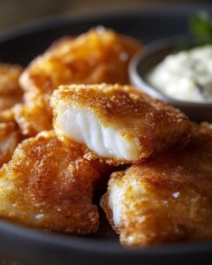 "Ingredients and utensils needed for Long John Silvers batter recipe on a kitchen counter."